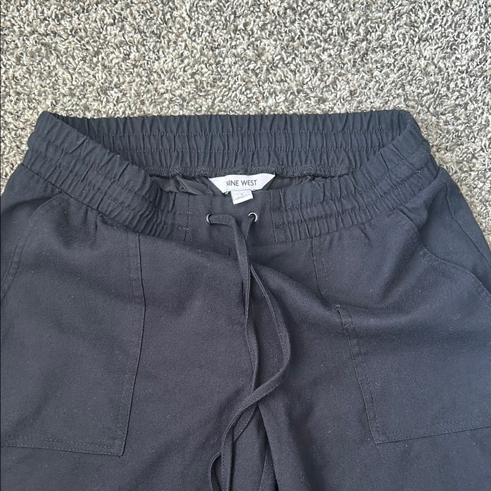 Nine West Black Jogger Pants